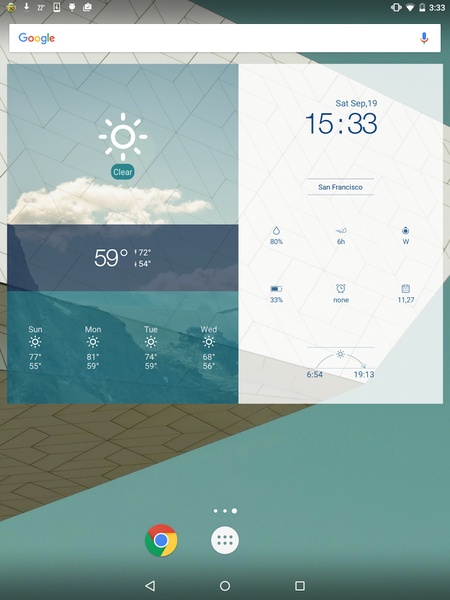 Clock Weather Transparent - Preview 3