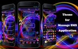 SMS Messages Neon Multi Theme screenshot 6