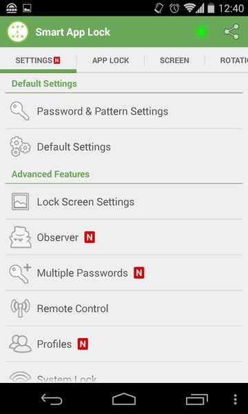 Smart App Lock - Preview 1