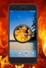 Fire Clock Live Wallpaper screenshot 2