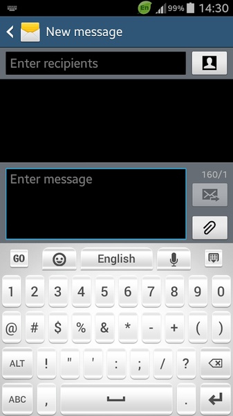 GO Keyboard White Theme - Preview 17