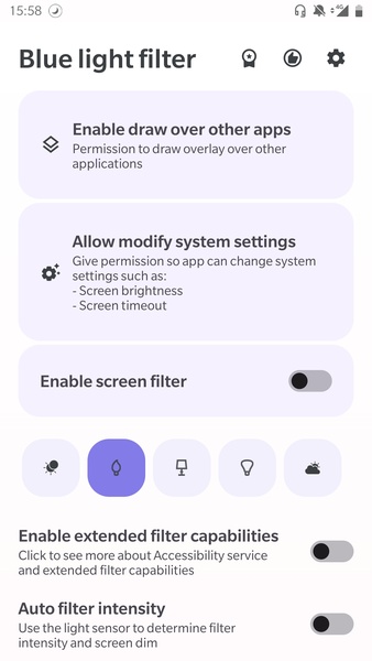 Blue Light Filter: Night light - Preview 2