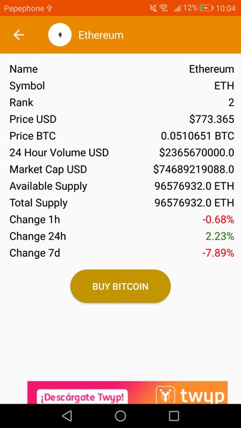 Crypto Coins Monitor - Preview 3