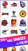 Basketball Logo Pixel Art Book screenshot 5