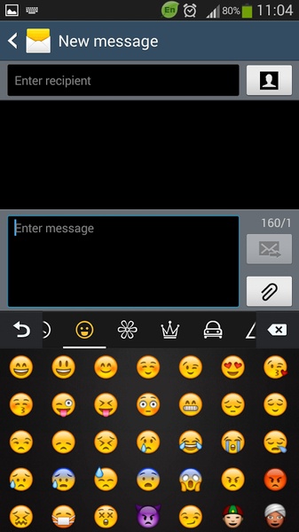 GO Keyboard Black and White Theme - Preview 15