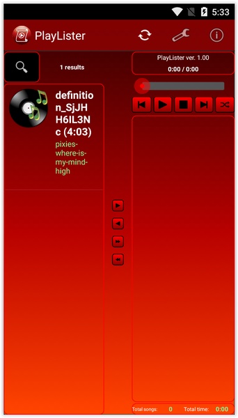 PlayLister - Preview 1