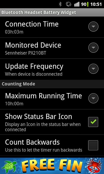 Bluetooth Headset Battery Widget - Preview 2