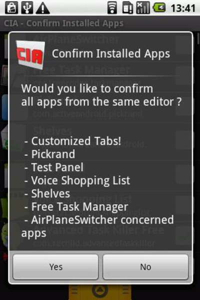 CIA - Confirm Installed Apps - Preview 2