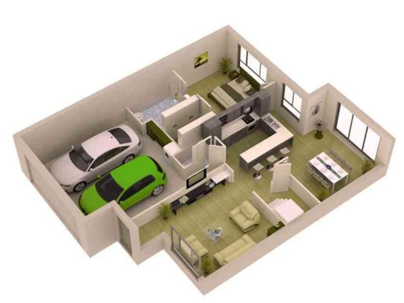 Three D Small Home Plan Ideas - Preview 8
