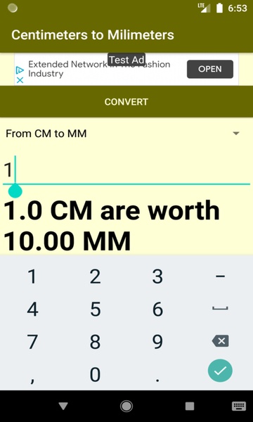 Centimeters to Milimeters converter - Preview 3