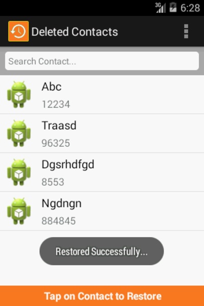 Restore Contacts - Preview 4