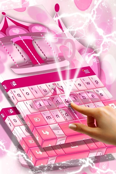 Pink Carousel Keyboard - Preview 4