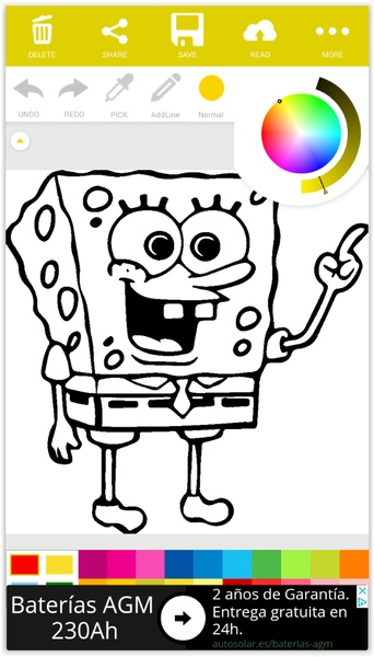 Coloring SpongeBob Games - Preview 3