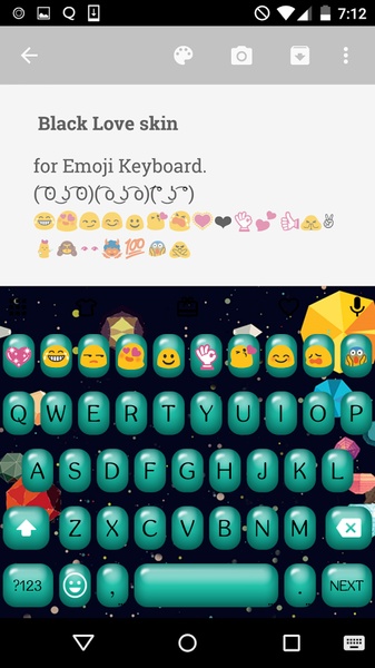 Bubble Love Skin Keyboard - Preview 6