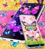 Glitter butterfly wallpapers screenshot 2