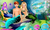 Mermaid Couple Kissing screenshot 5