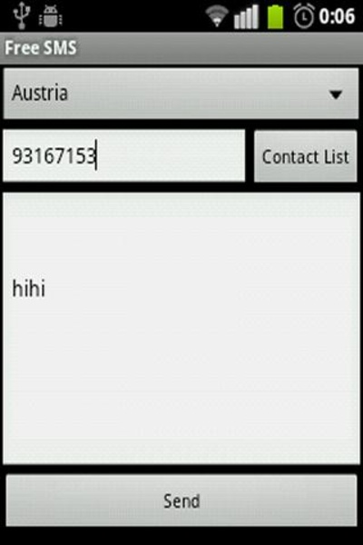 Free SMS App - Preview 1