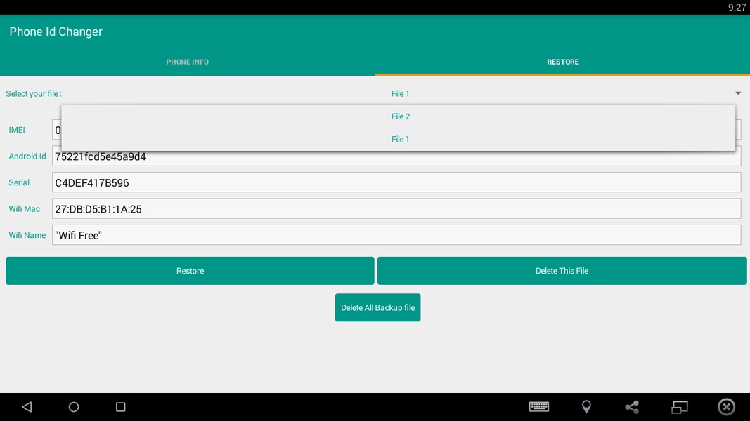 Device Id Changer Free - Preview 1