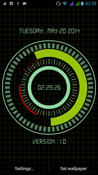 Animated Digital Clock Free - Preview 5