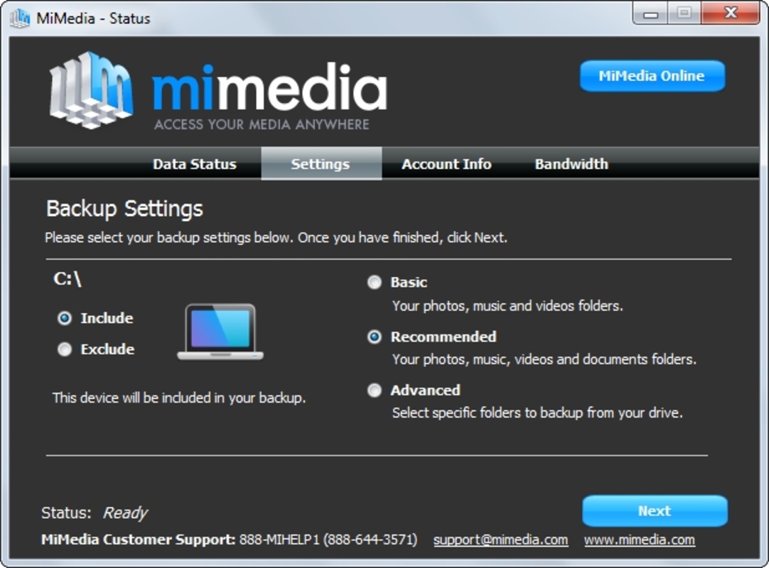 Mimedia screenshot 3