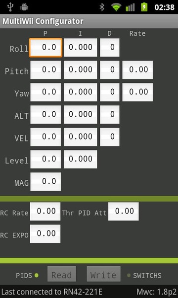 MultiWii Configurator - Preview 4