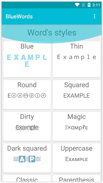 BlueWords - Preview 2