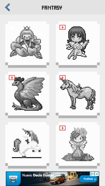 Color by numbers - Magic Unicorns and Pixels - Preview 2