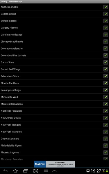 Hockey Livescore Widget - Preview 10