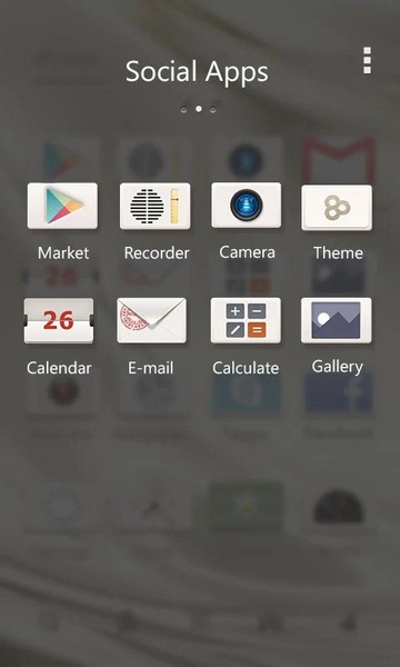 Gloss GOLauncher EX Theme - Preview 3