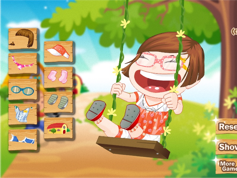 Playing On A Swing DressUp - Preview 6