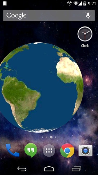 Rotating Earth 3D Live Wallpaper - Preview 3