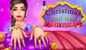 Christmas Doll Nail Art Salon screenshot 1