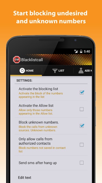 Blacklistcall - Preview 5