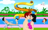 Fun Swimming Pool Love Kiss screenshot 3