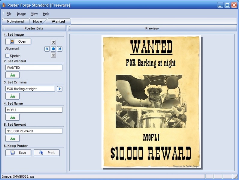 Poster Forge 2.02 Video Stills 3