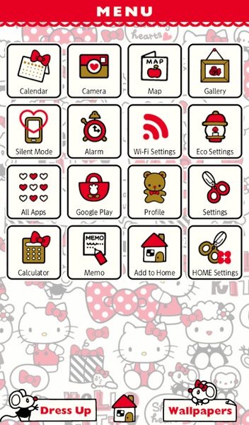 Hello Kitty Launcher Ribbon - Preview 2