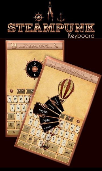 New Steampunk Keyboard - Preview 5