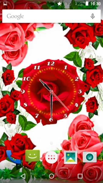 Rose Flower Clock - Preview 2