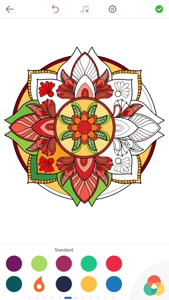 Magic Mandalas: Coloring Pages - Preview 4