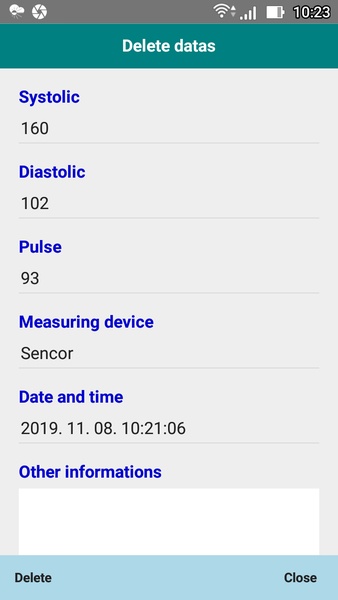 Blood Pressure Log - Preview 4