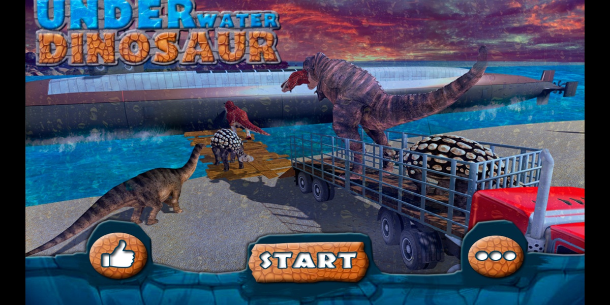 Underwater Dino Transport Game - Preview 12