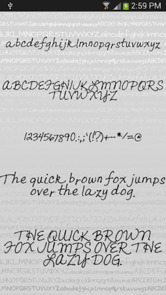 Handwritten 3 Free Font Theme - Preview 2