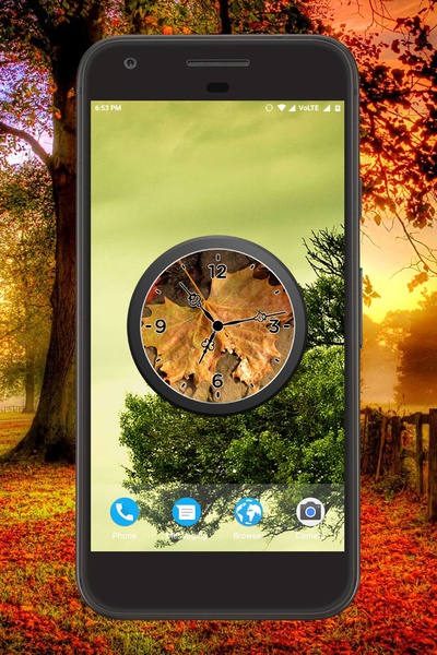 Autumn Clock Live Wallpaper - Preview 4