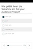 Ask your Audience Umfrage-App screenshot 1