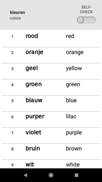 Learn Dutch words with SMART-TEACHER - Preview 2