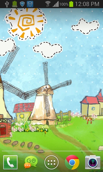 Cartoon windmill - Preview 4
