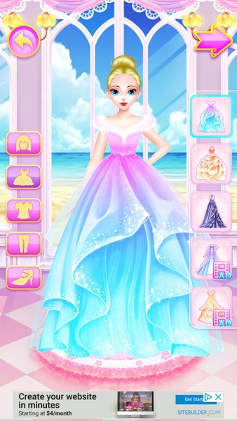 strapless open back dress 3-in-1 Dress Up Game Set: Princess Fashion Show main image 1
