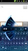 GO Keyboard Blue Future theme screenshot 5
