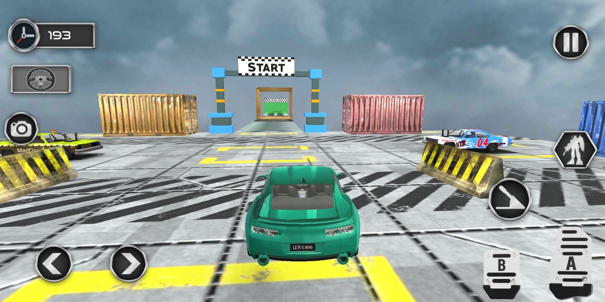 Impossible Car Parking Tracks Transform Robot Game - Preview 6