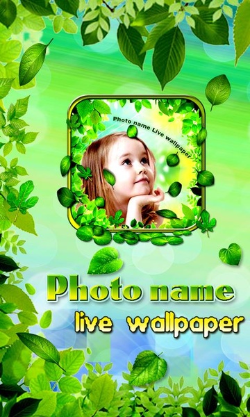 Photo Name Live Wallpaper - Preview 7